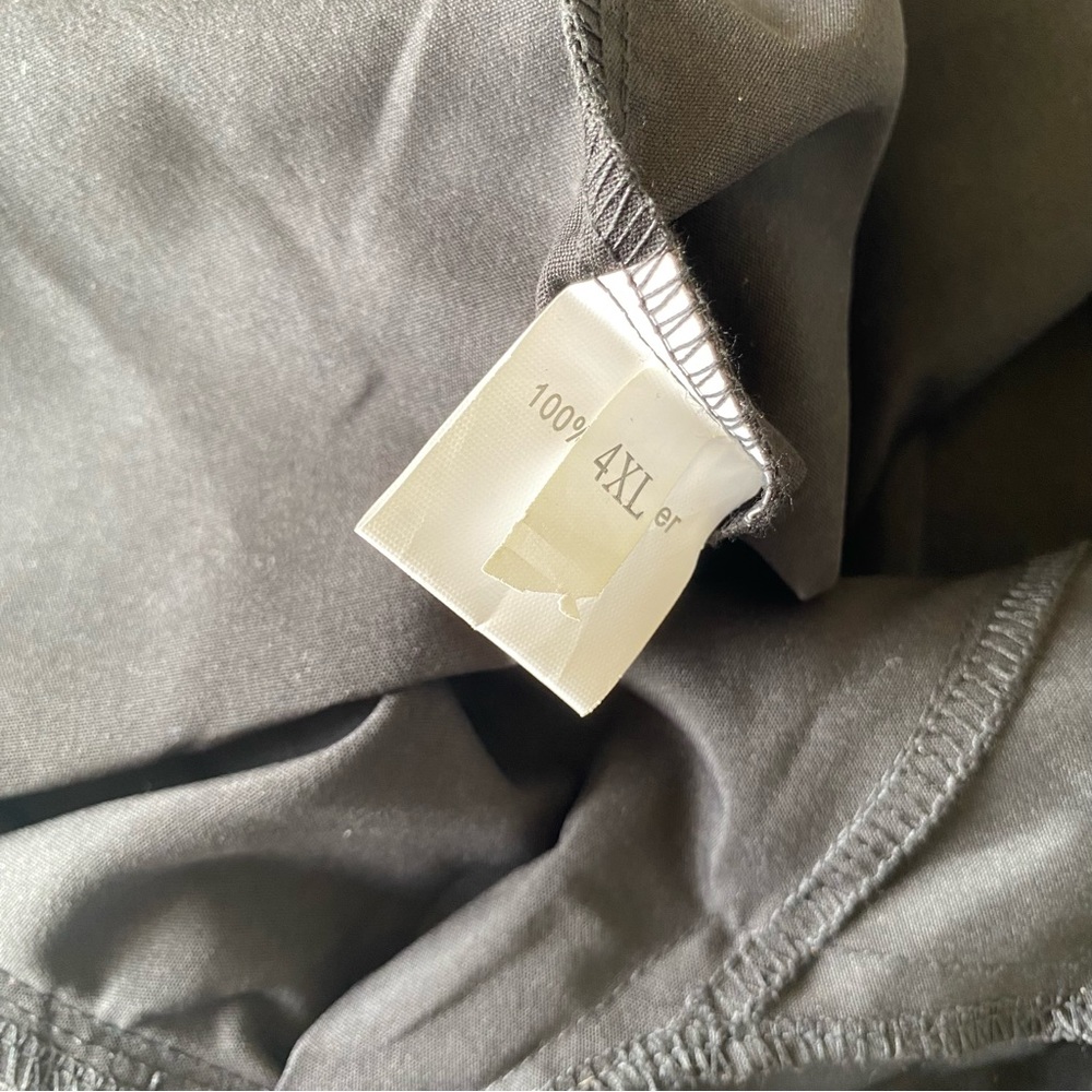 Black Overalls Solid Pleated Wide Leg Jumpsuit Wi… - image 8